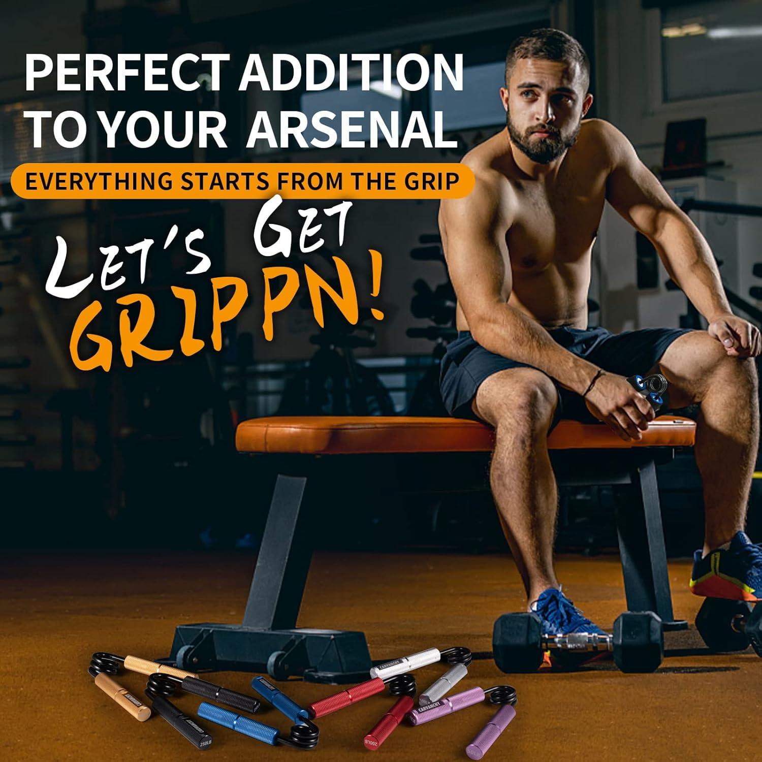 Juego de Entrenadores de Fuerza de Agarre Carvanchy 50-300kg