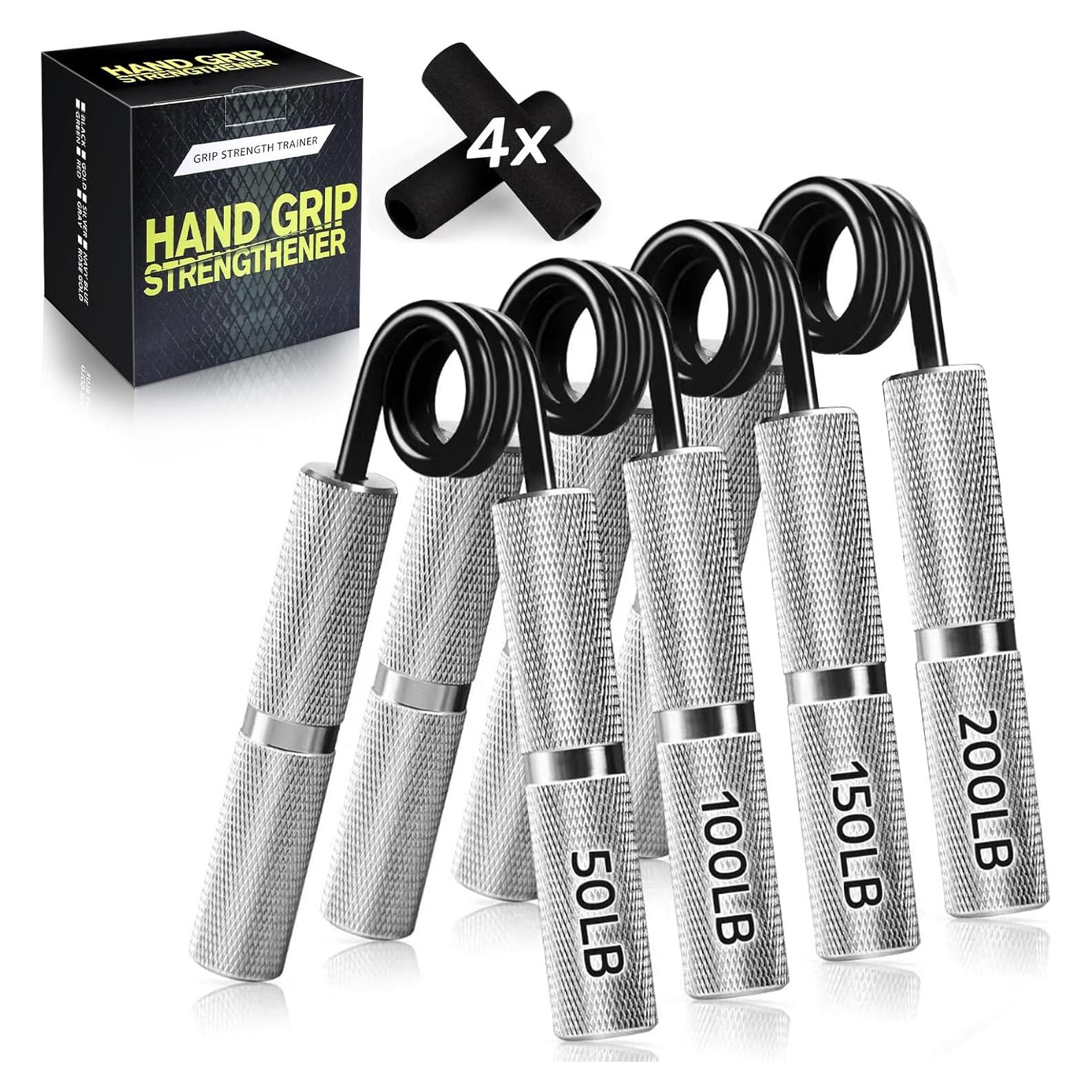 Juego de Fortalecedores de Agarre UUJOME 50-90 kg, 4 Piezas