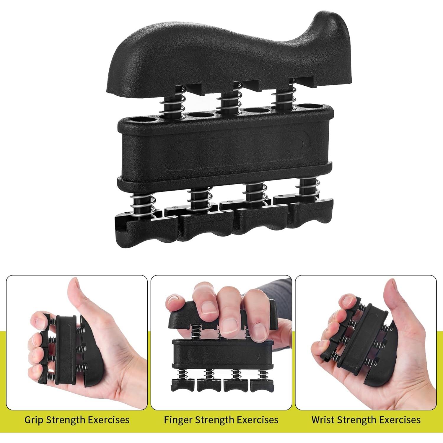 Kit de Entrenamiento de Fuerza de Agarre Newvenper 7 Piezas