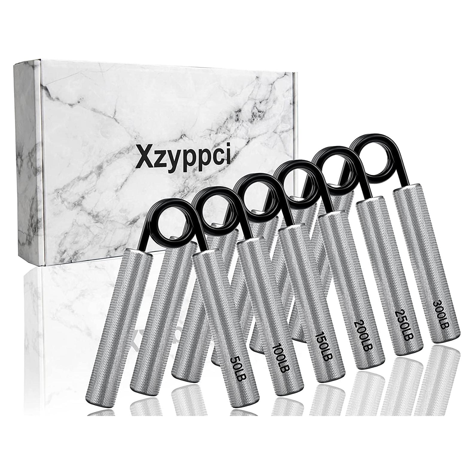 Entrenador de Fuerza de Agarre Xzyppci 6 Paquetes 22-136 kg