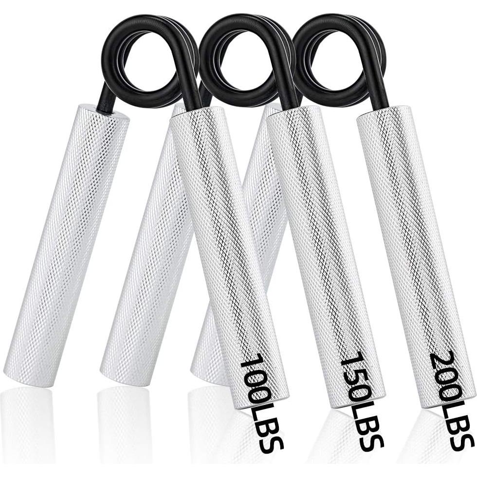 Entrenador de Fuerza de Agarre Xzyppci 6 Paquetes 22-136 kg