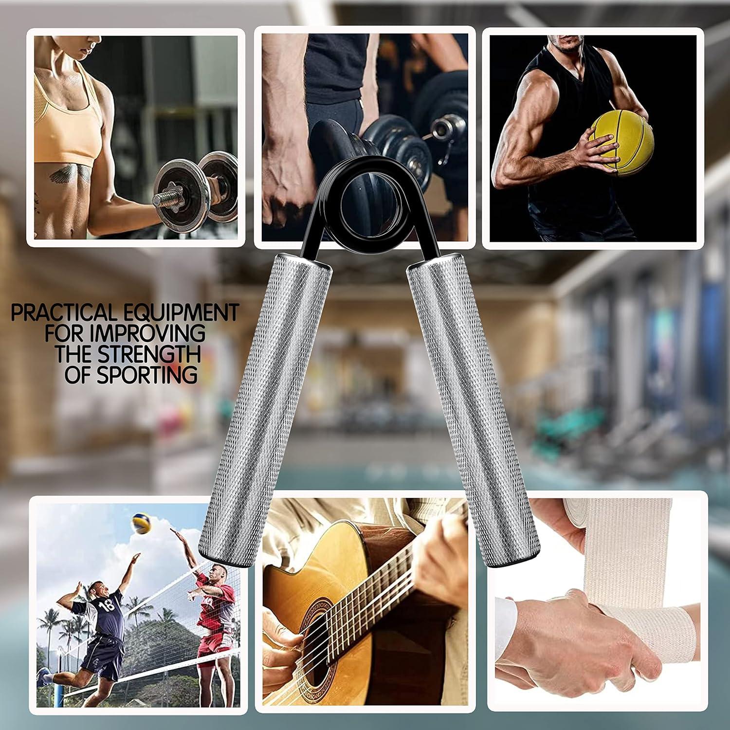 Entrenador de Fuerza de Agarre Xzyppci 6 Paquetes 22-136 kg