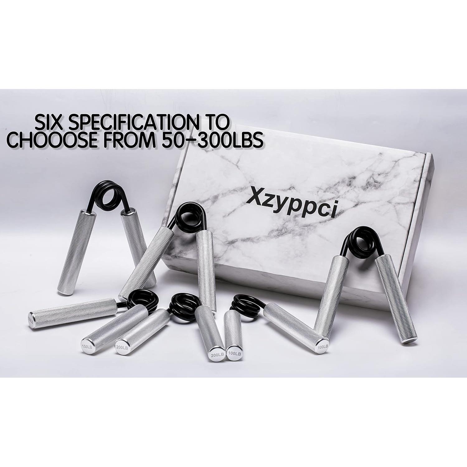 Entrenador de Fuerza de Agarre Xzyppci 6 Paquetes 22-136 kg