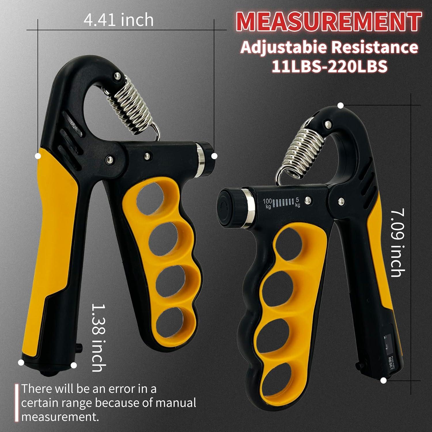 Entrenador de Fuerza de Agarre Senston 5-100kg Ajustable