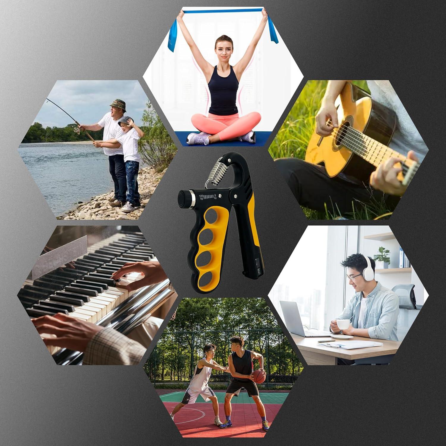 Entrenador de Fuerza de Agarre Senston 5-100kg Ajustable