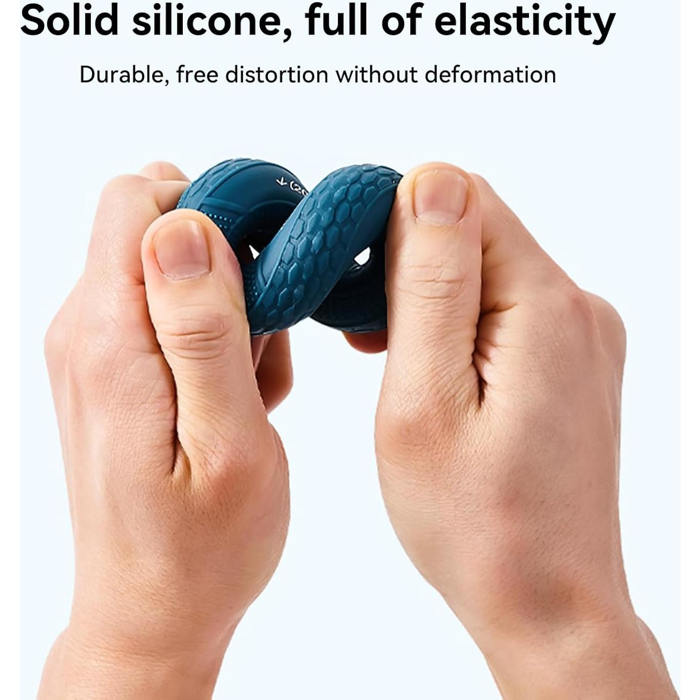 Entrenador de Agarre HSOOVZN - Anillo de Silicona 9-27 kg