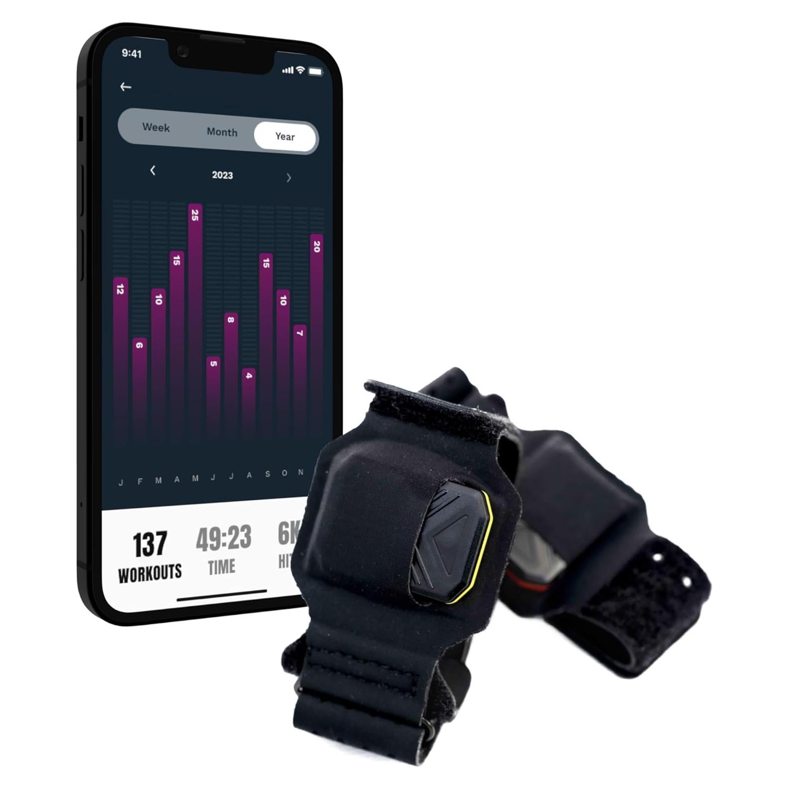 Sensor de Golpes Bluetooth PunchLab para Boxeo - Rastrear Progreso