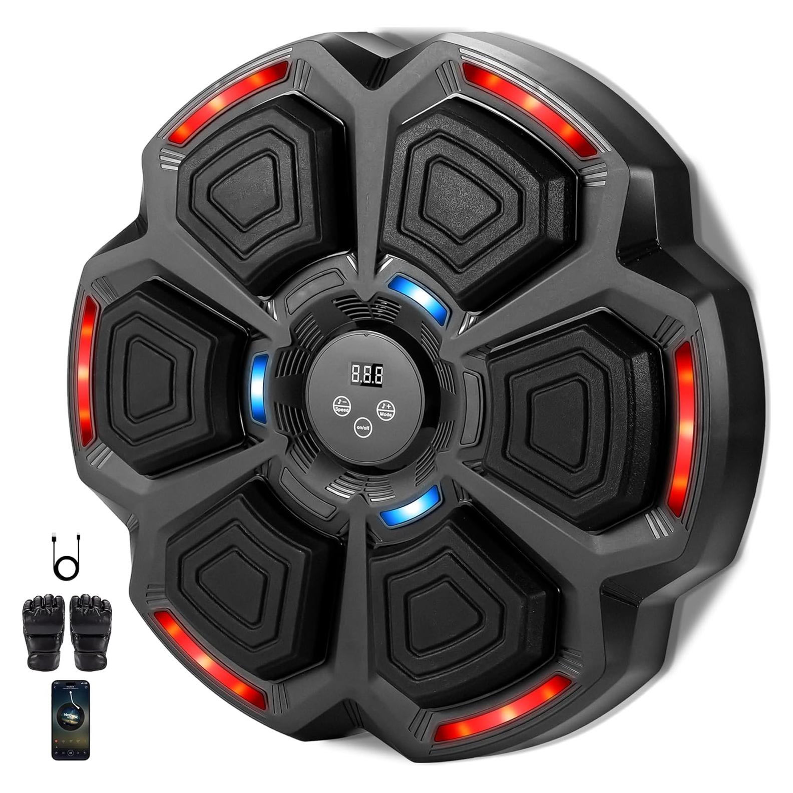 Máquina de Boxeo Musical Bufferzone - Entrenador Interactivo Ajustable