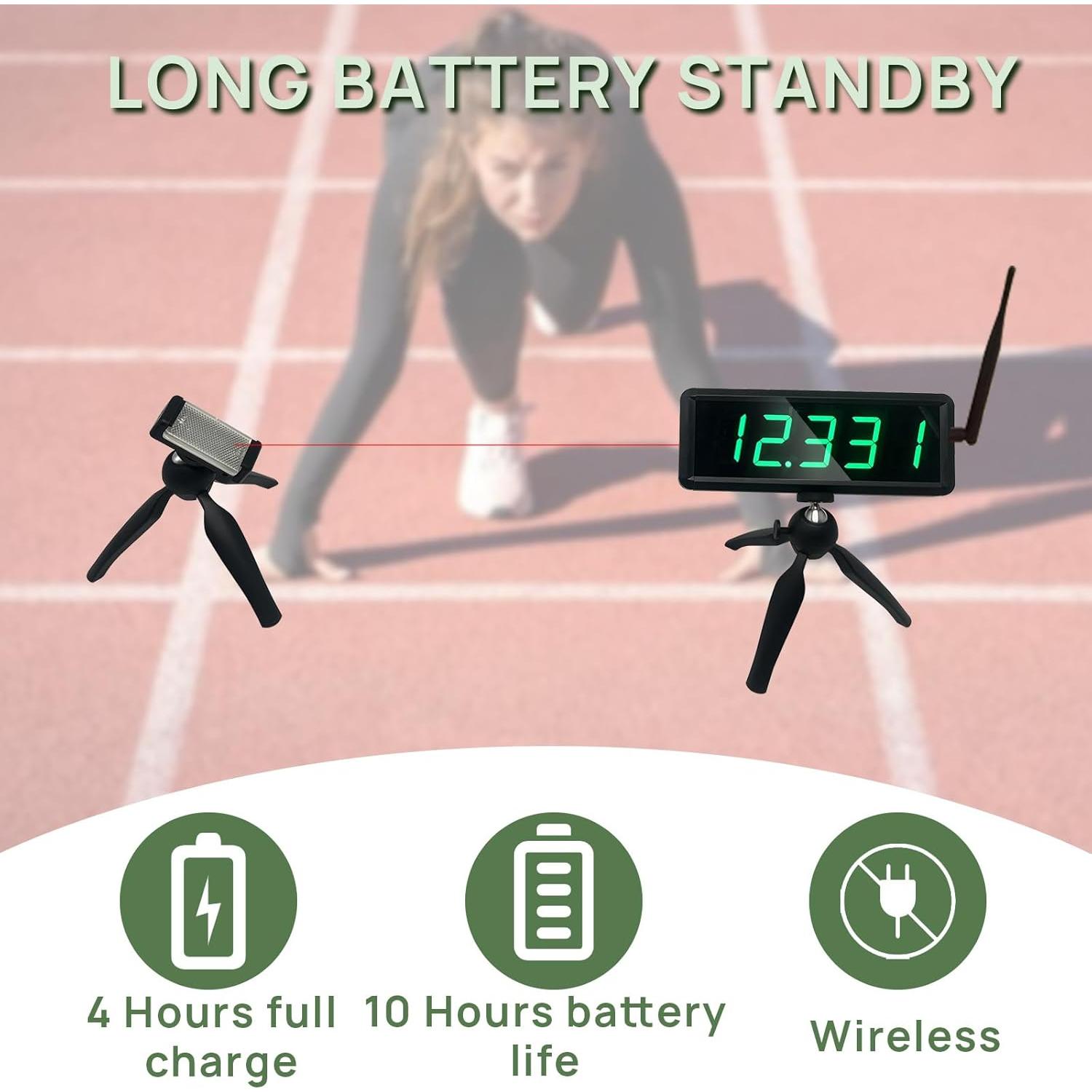 Temporizador láser inalámbrico YZ para sprints y carrera