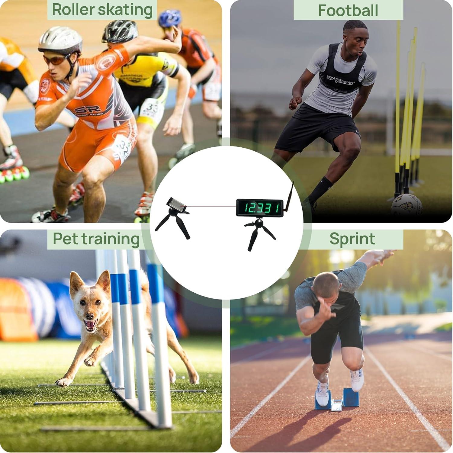 Temporizador láser inalámbrico YZ para sprints y carrera