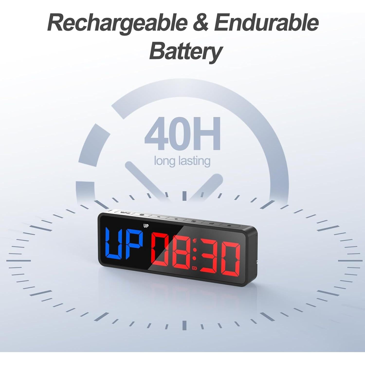 Temporizador Digital de Gimnasio ANJANK CT009-2 Portátil