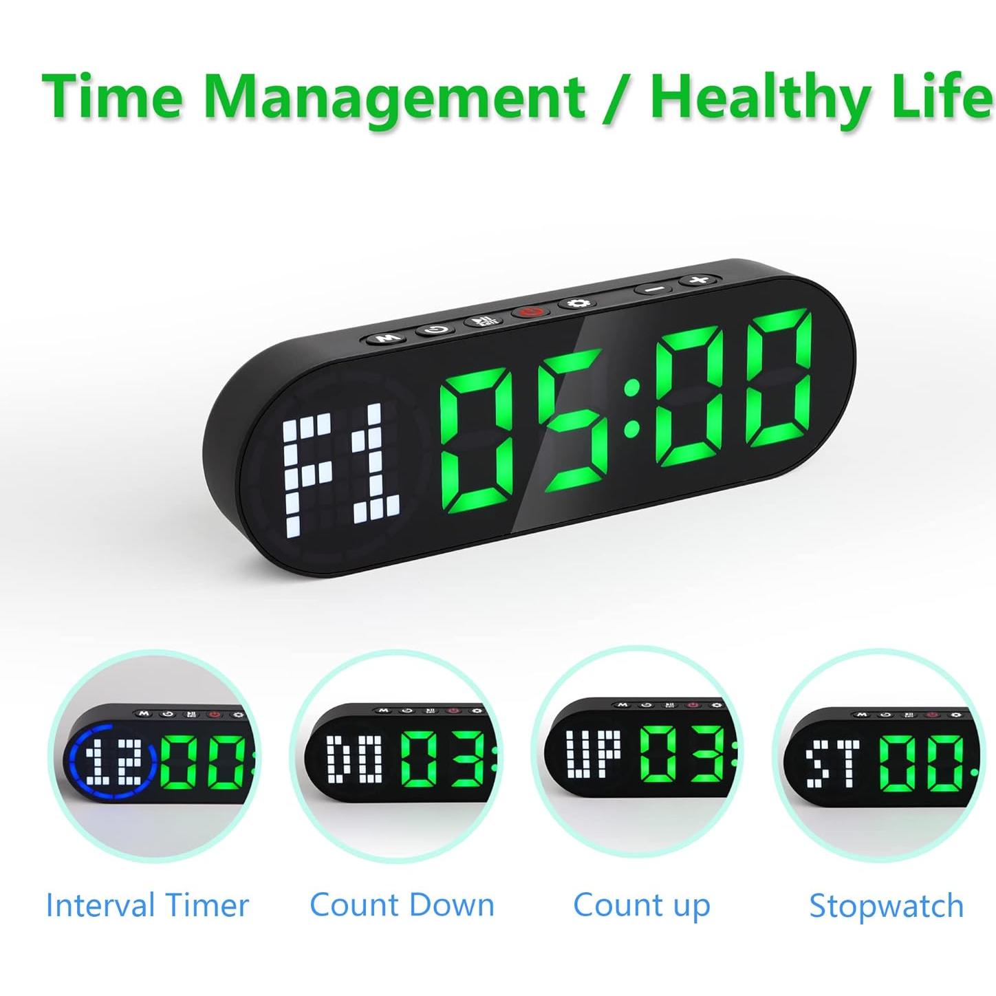 Temporizador de Gimnasio LUCORB KC18M Portátil con Batería