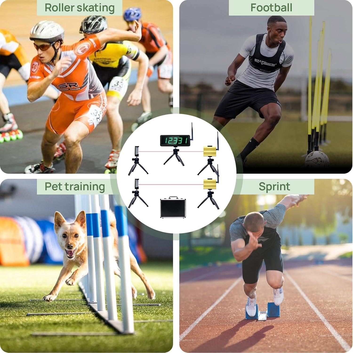 Temporizador láser inalámbrico YZ para entrenamiento de velocidad