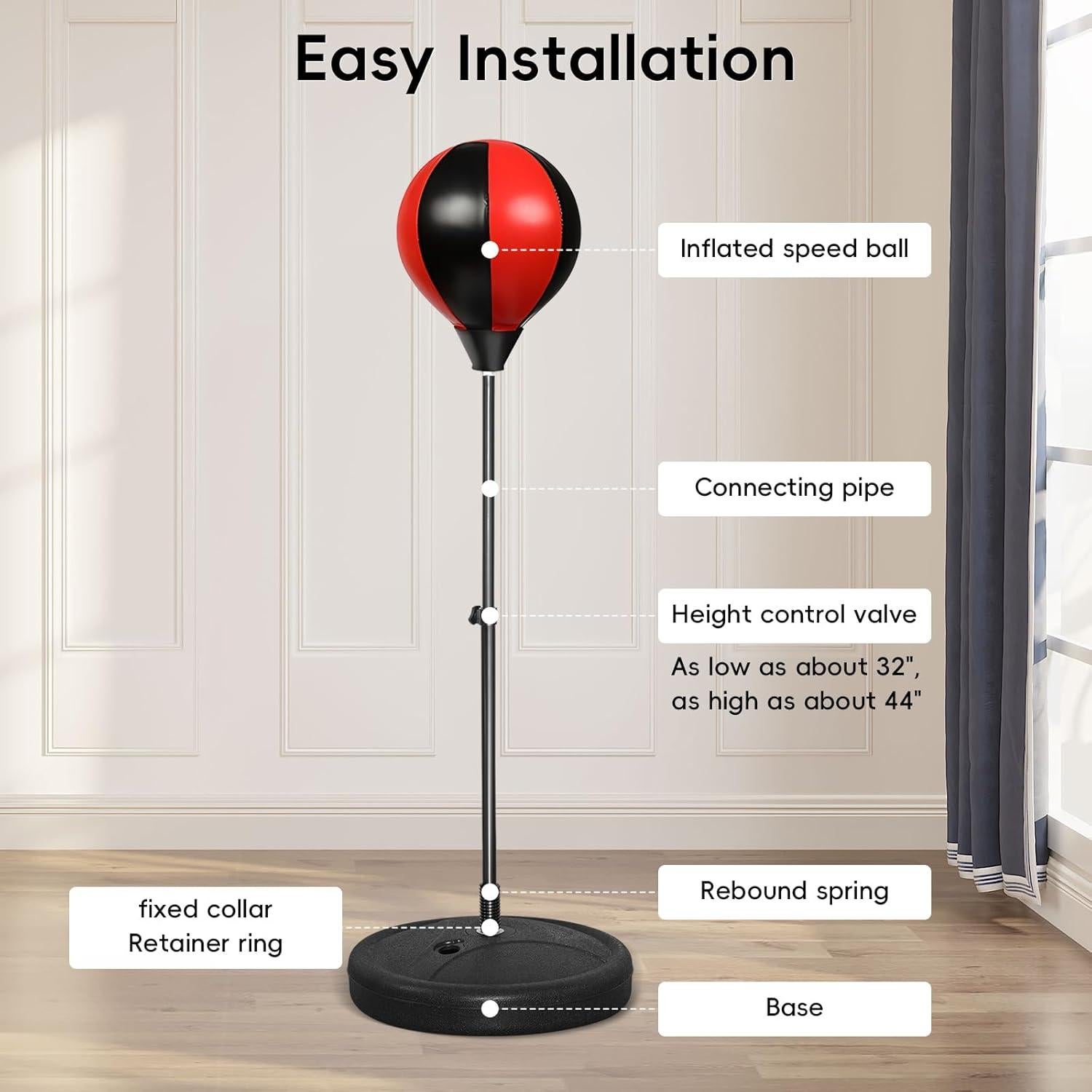 Saco de Boxeo Kamija para Niños 3-8 Años con Guantes