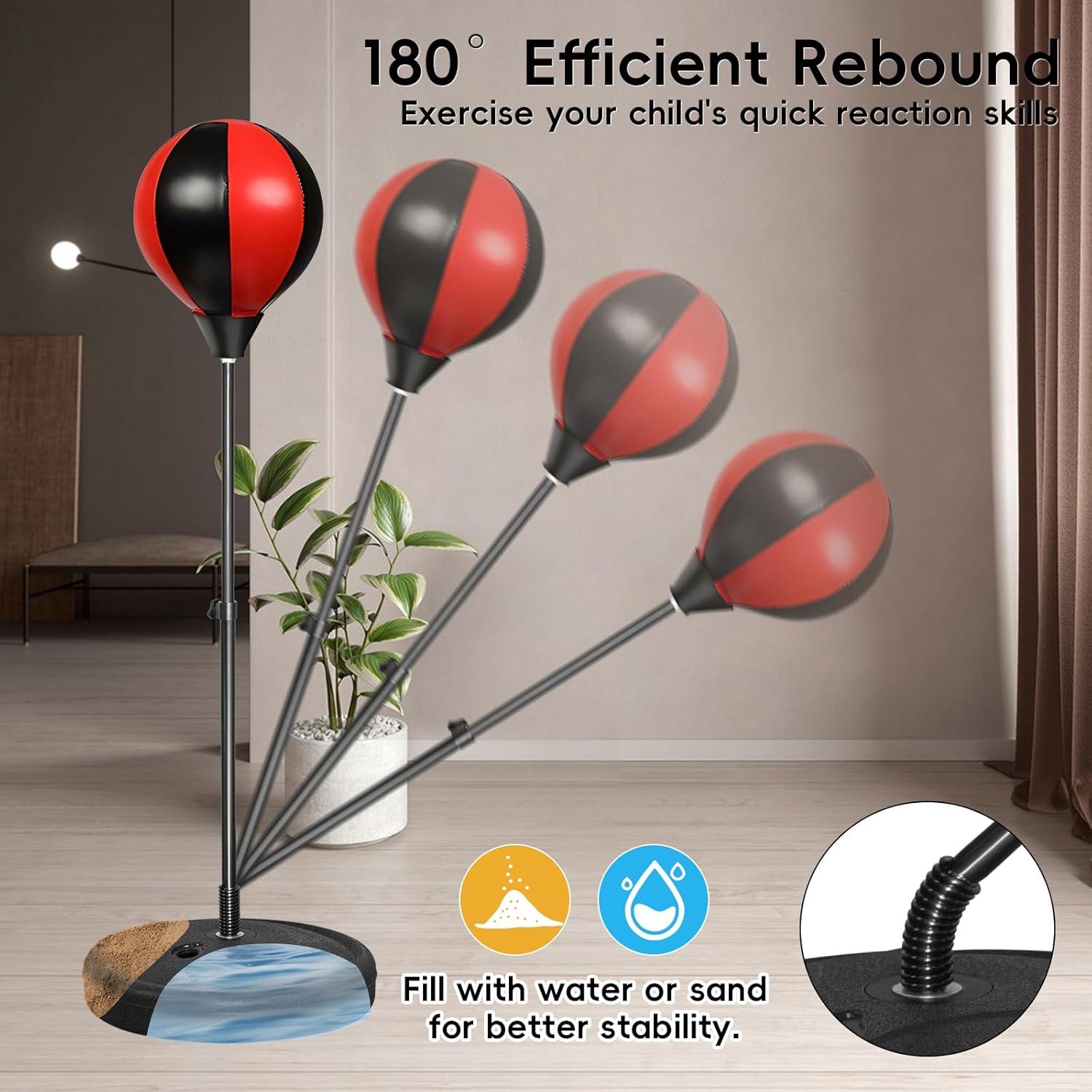 Saco de Boxeo Kamija para Niños 3-8 Años con Guantes