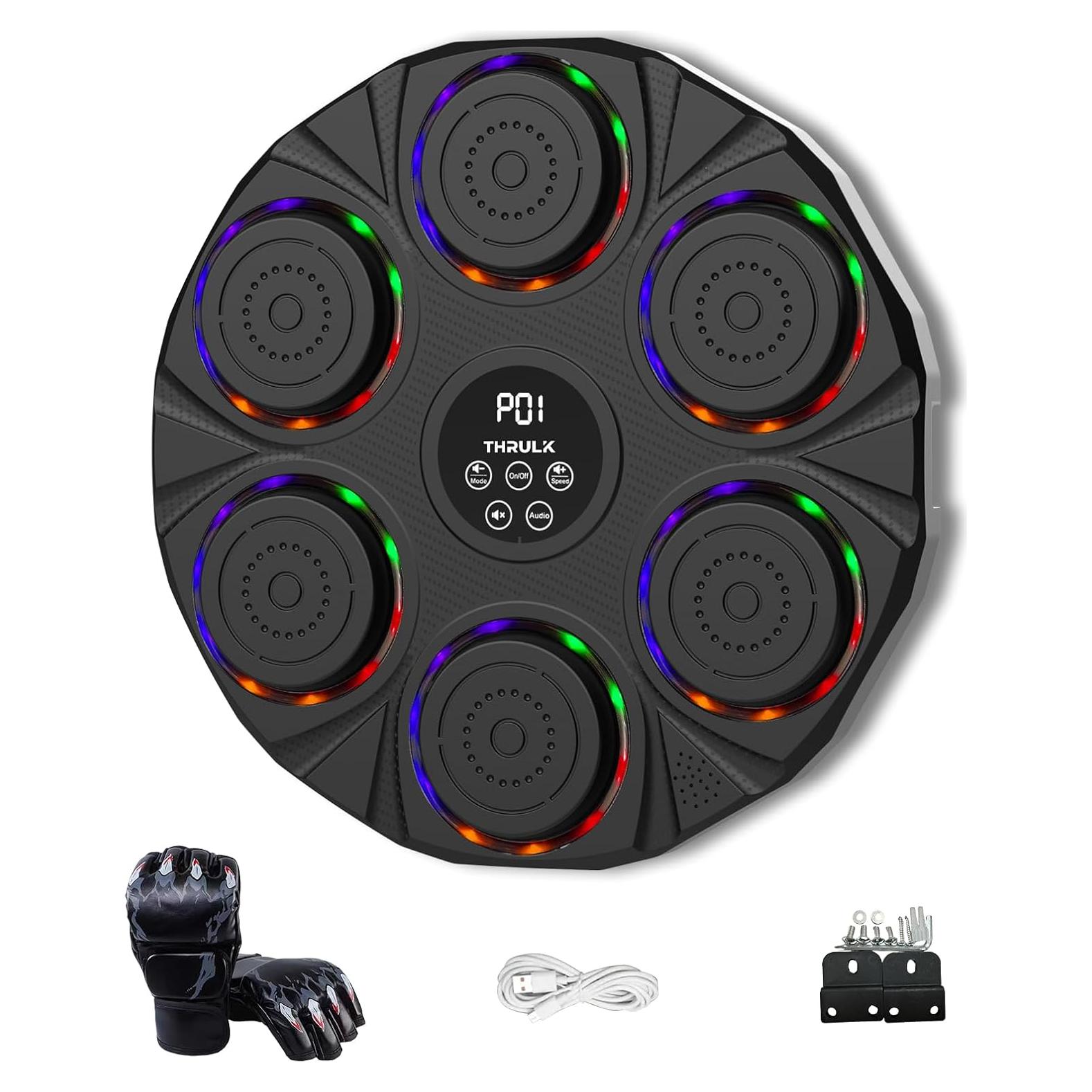 Máquina de Boxeo Musical Thrulk - 9 Modos y Velocidades Ajustables