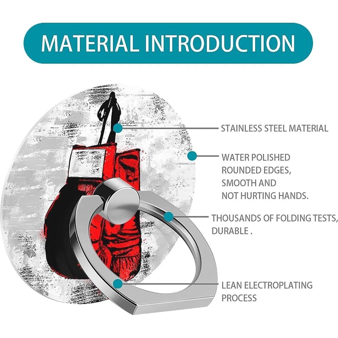 Soporte para Teléfono CARLOCA Guantes de Boxeo Rojos 360°