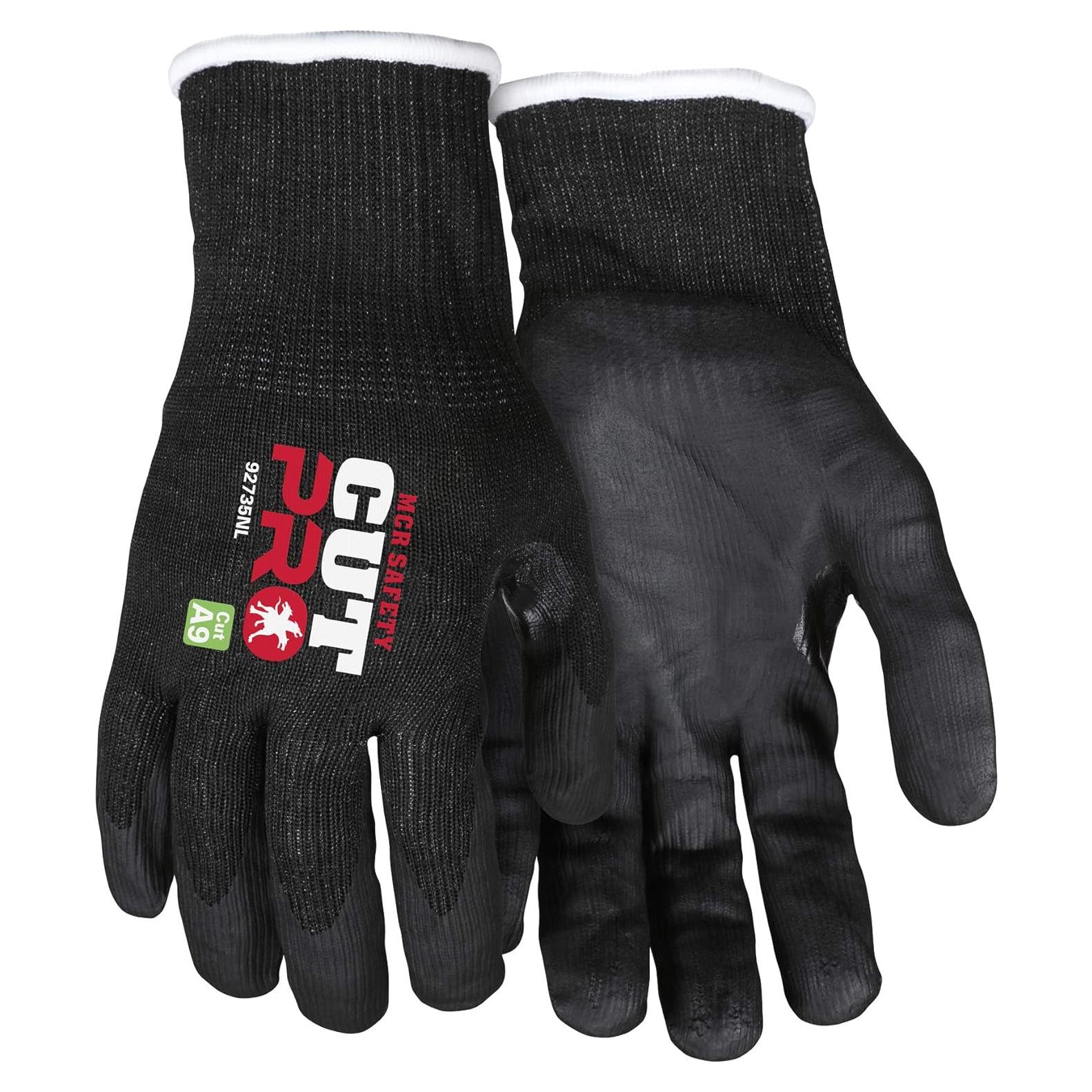 Guantes de Trabajo MCR Safety 92735NXL Extra Grande Nitrilo