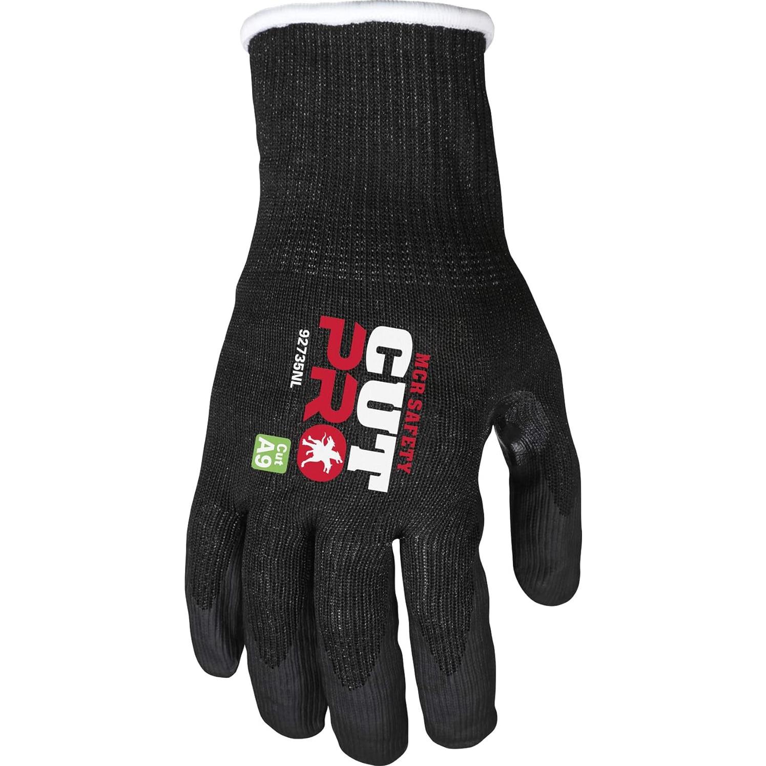 Guantes de Trabajo MCR Safety 92735NXL Extra Grande Nitrilo