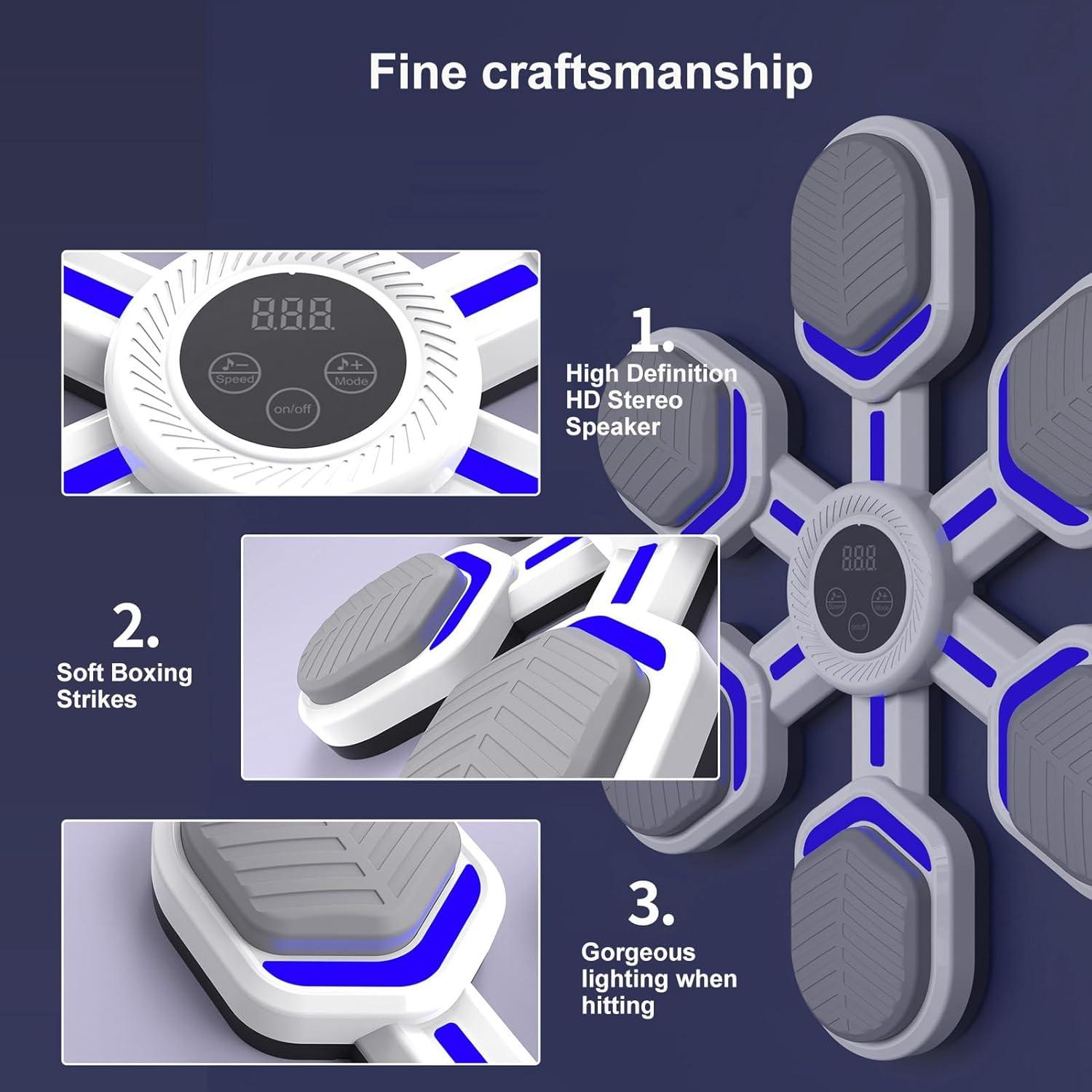 Máquina de Boxeo Musical Tissting - Entrenador Electrónico Interactivo