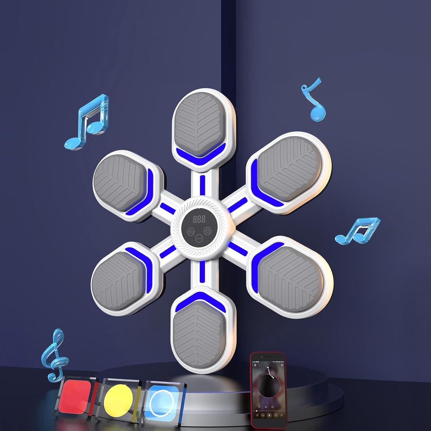 Máquina de Boxeo Musical Tissting - Entrenador Electrónico Interactivo