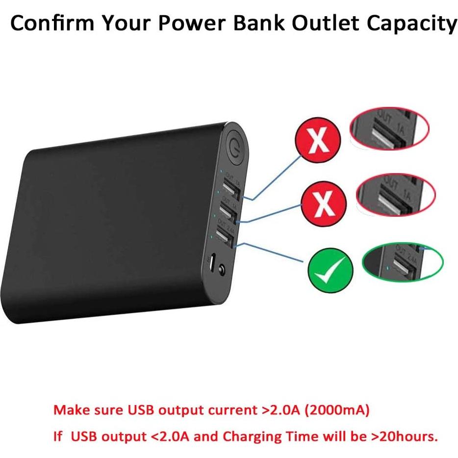 Cargador USB 8.4V Smarkey para Guantes y Plantillas Calentadas