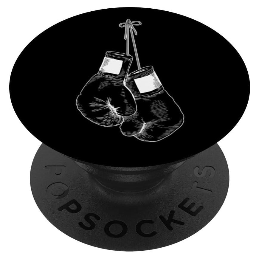 PopSocket Guantes de Boxeo Silueta Negro Estándar 136g