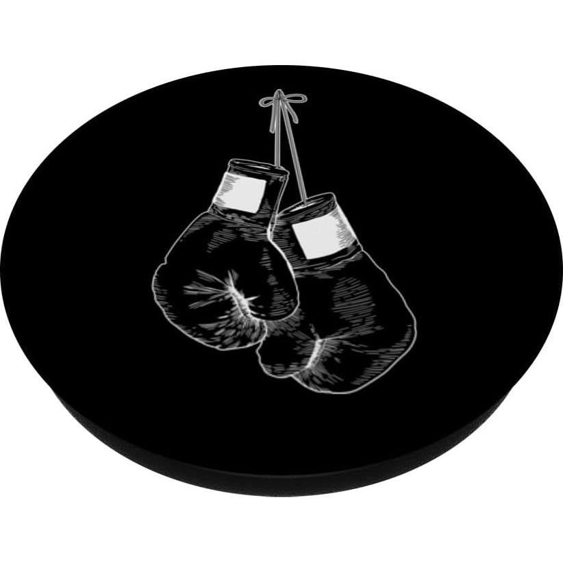 PopSocket Guantes de Boxeo Silueta Negro Estándar 136g