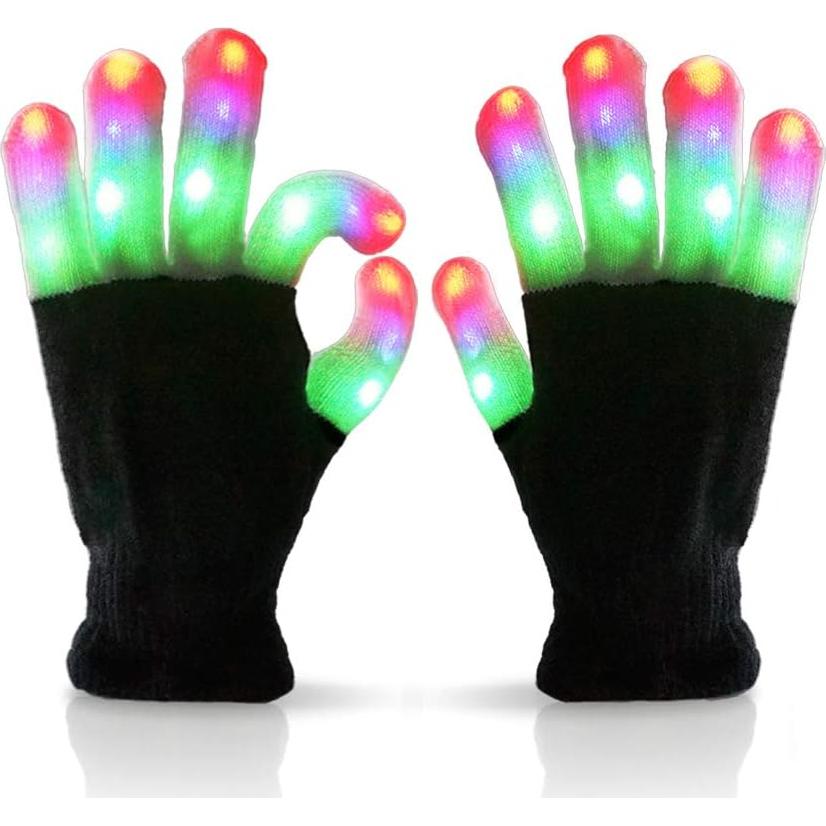 Guantes LED Luwint para Niños - 6 Modos de Parpadeo