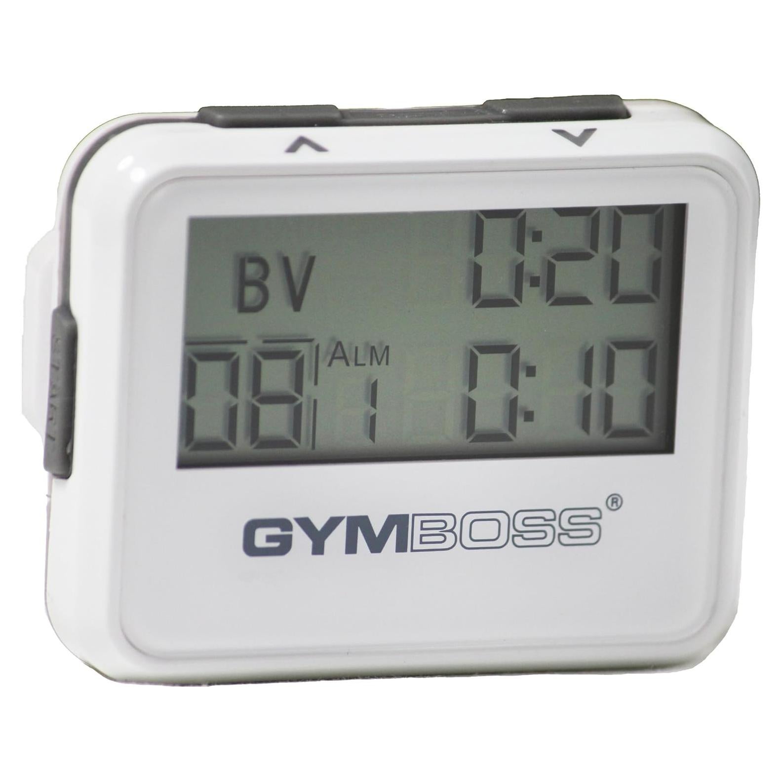 Temporizador de Intervalos Gymboss Blanco/Gris - HIIT y Cronómetro