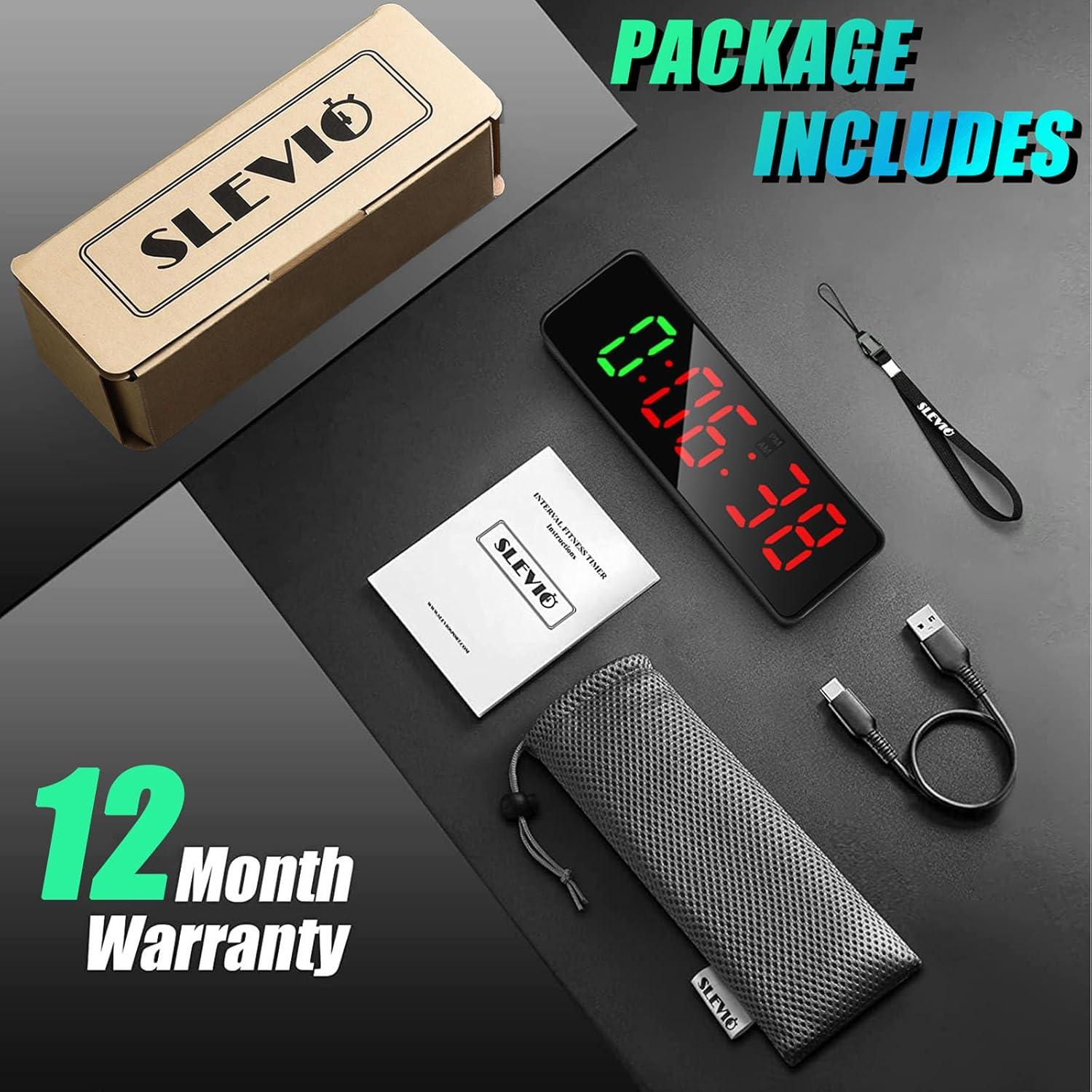 Temporizador de Gimnasio SLEVIO SS-FT31 Pantalla LED 5.8cm