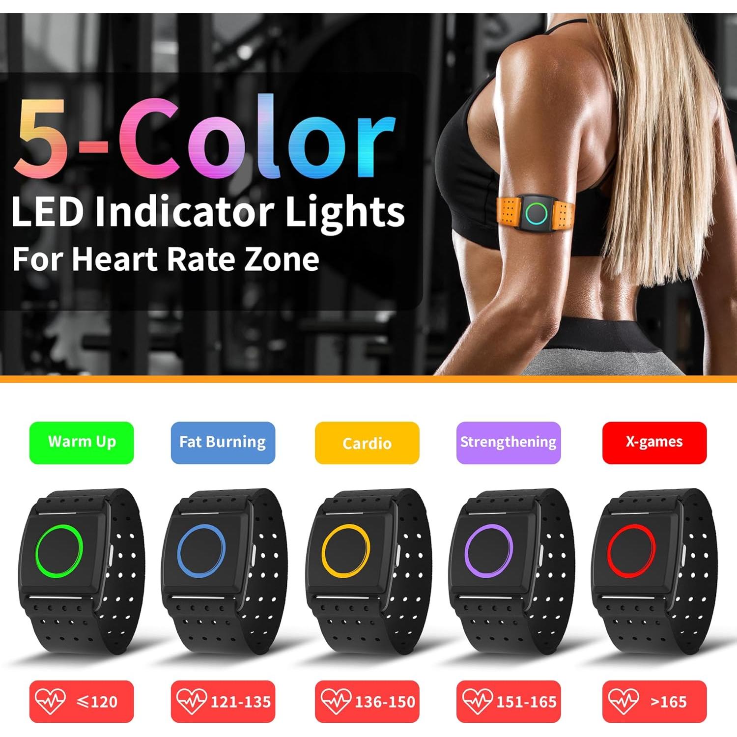 Monitor de Frecuencia Cardíaca EZON C022Pro Bluetooth ANT+, Resistente al Agua