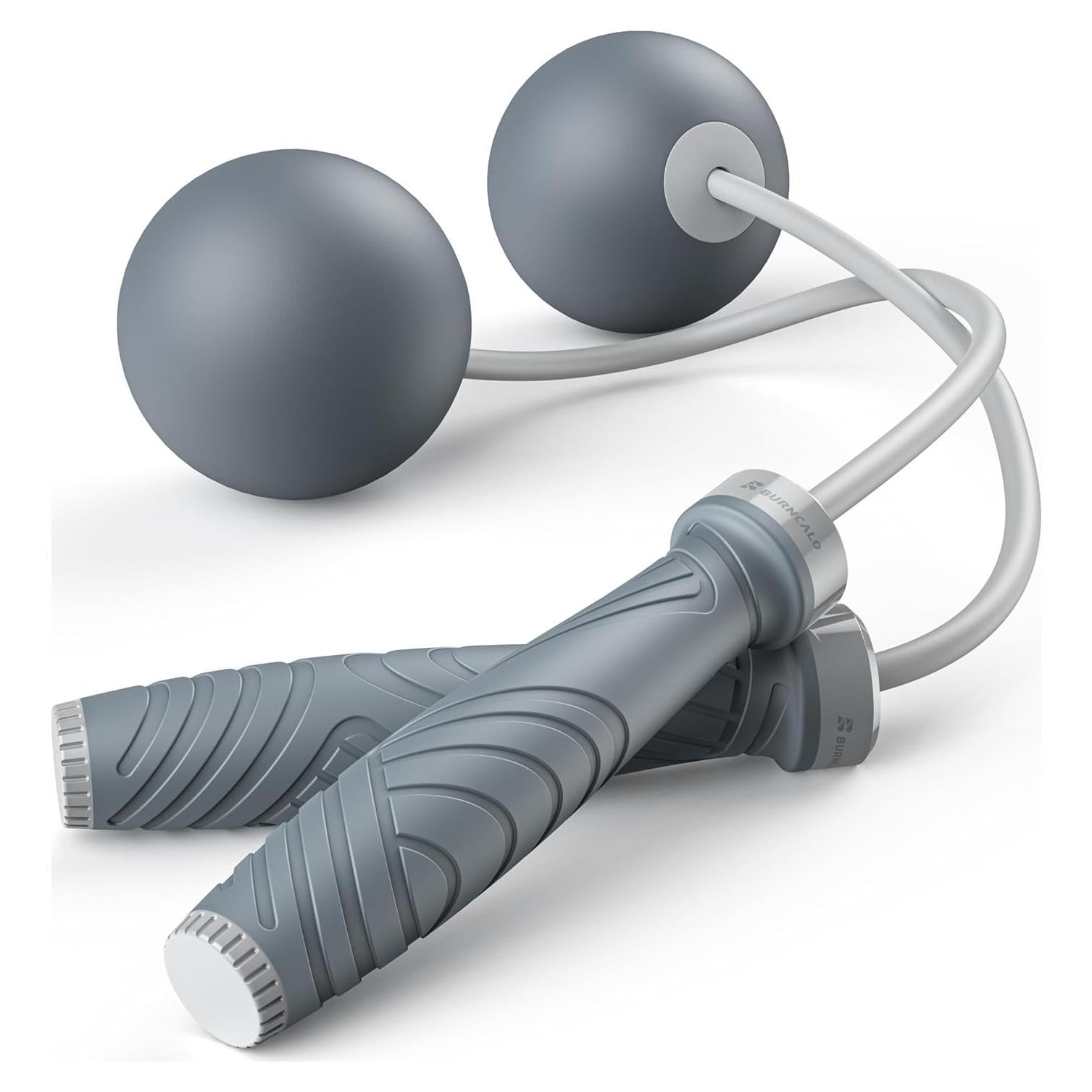 Cuerda de Salto Sin Cable BURNCALO con Peso - Fitness y Ejercicio