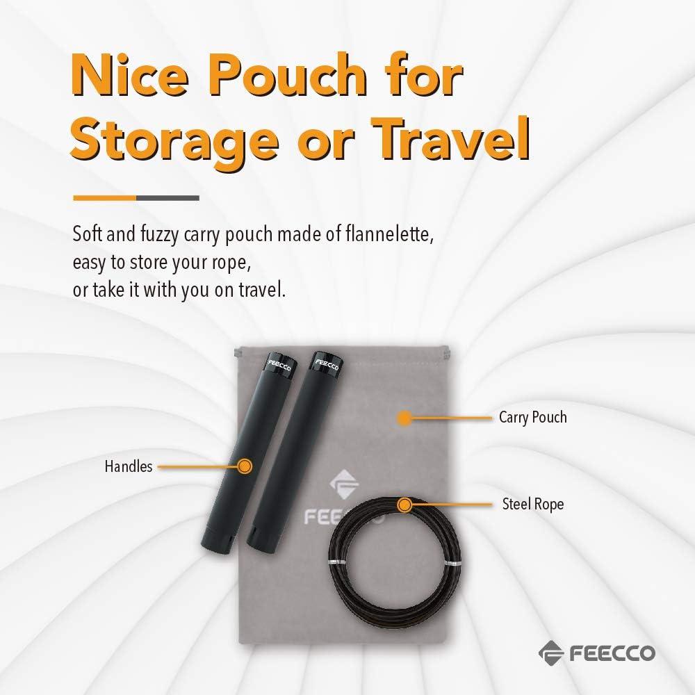 Cuerda de Salto con Peso FEECCO Burno Lite 1/4 lb Ajustable 3.35m