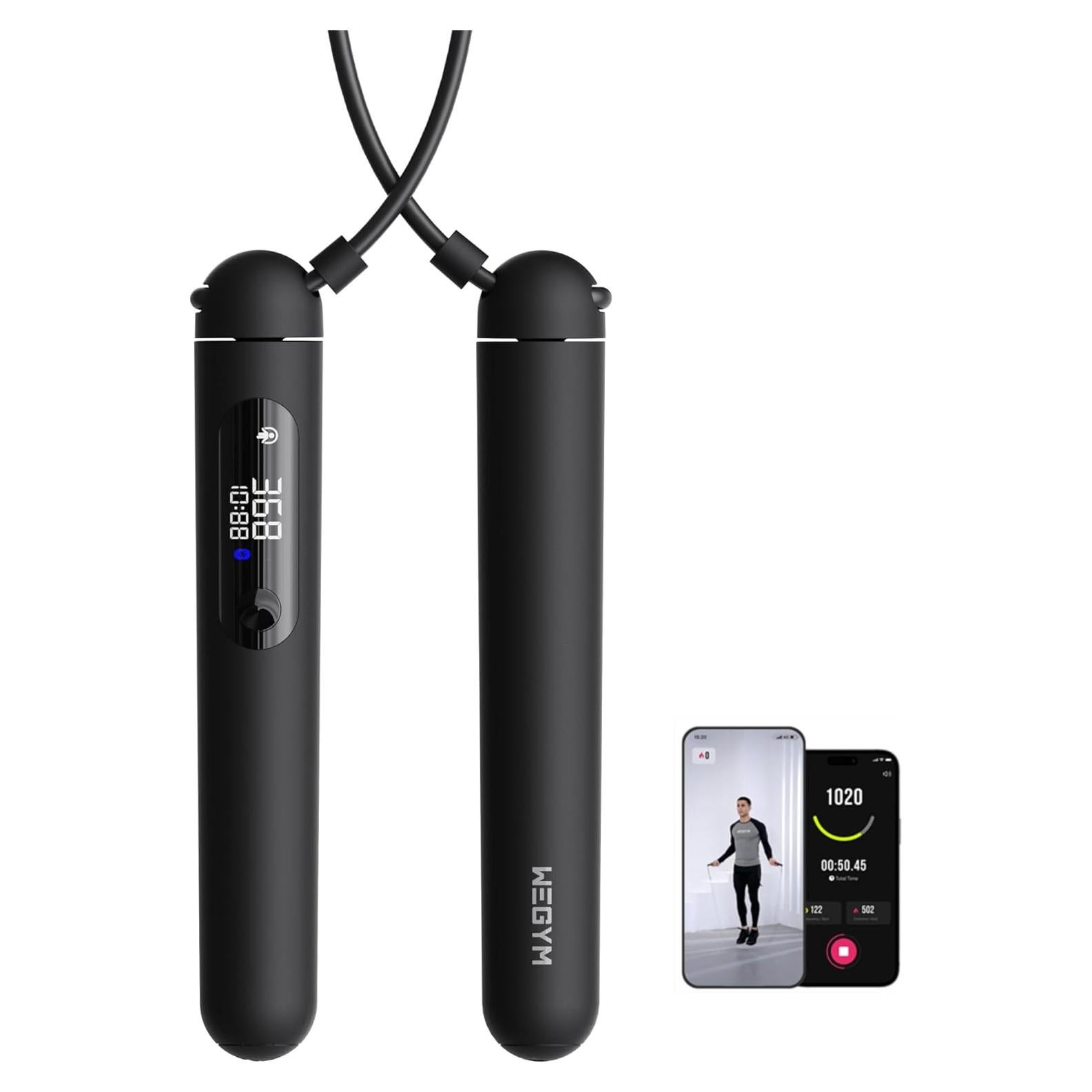 Cuerda de Salto Inteligente WeGym Ajustable con Pantalla LED