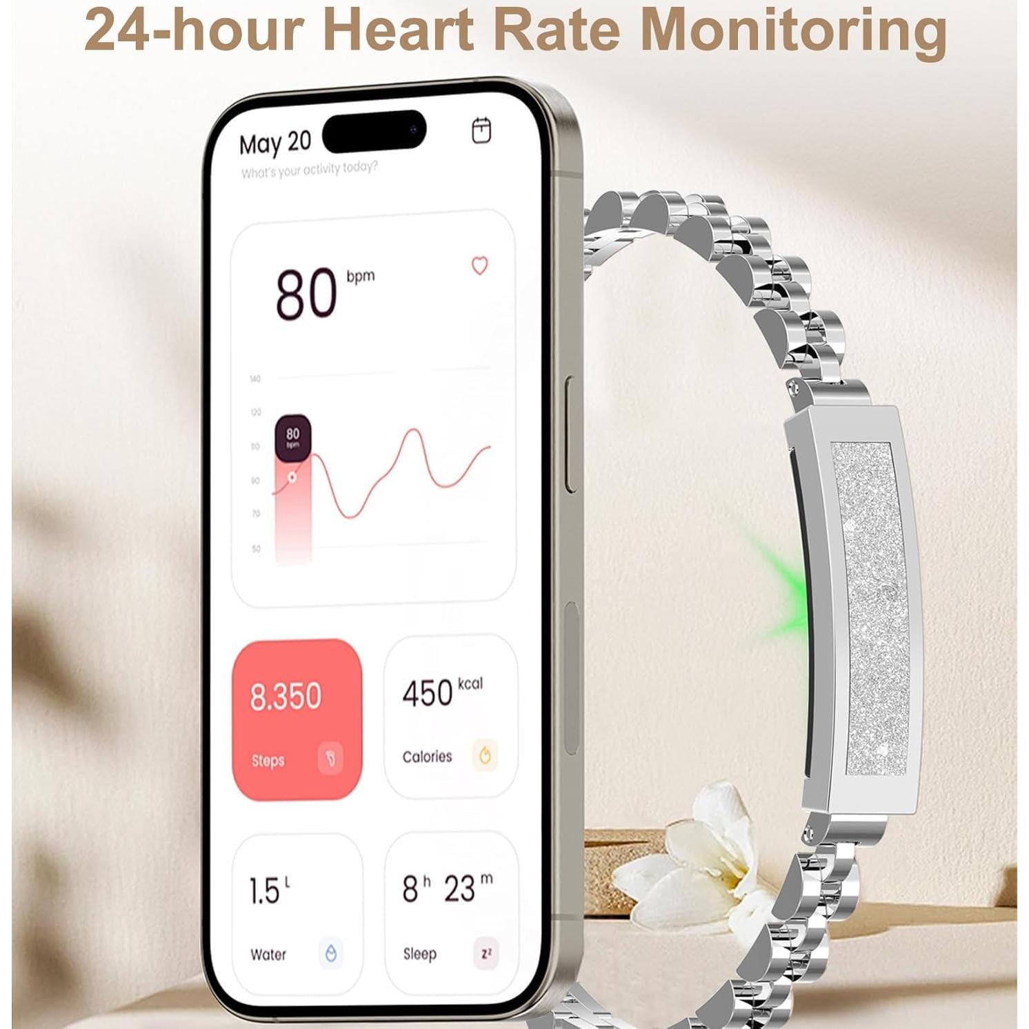 Reloj Inteligente Fitness Hunan Constant Li Plata IP68