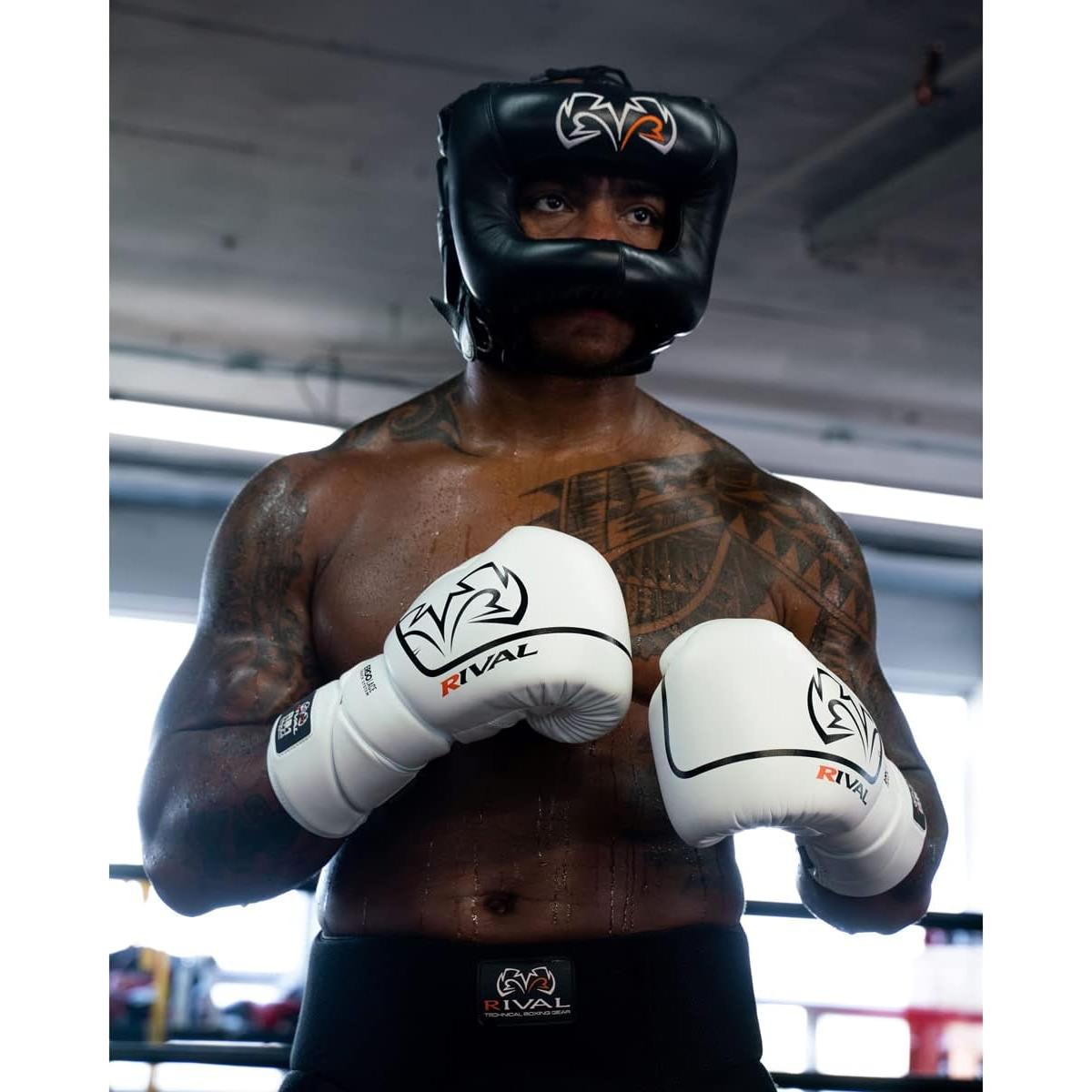 Cabezal de Sparring RIVAL Guerrero RHGFS3 - Cuero Premium, Ajuste Perfecto