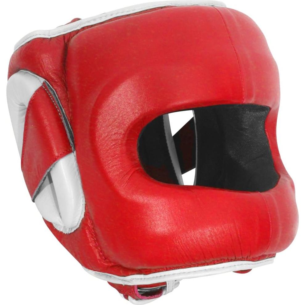 Cascos de Boxeo Ringside Deluxe Face Saver Negro Grande