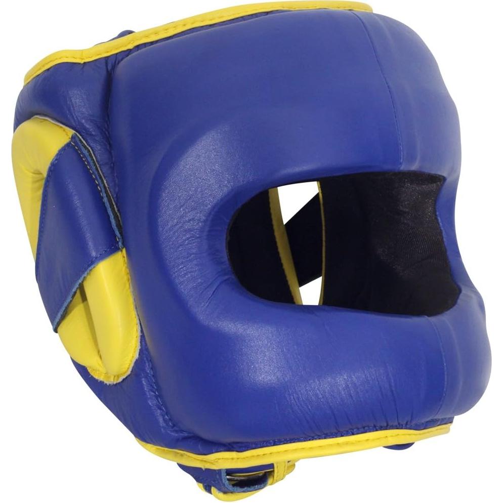 Cascos de Boxeo Ringside Deluxe Face Saver Negro Grande