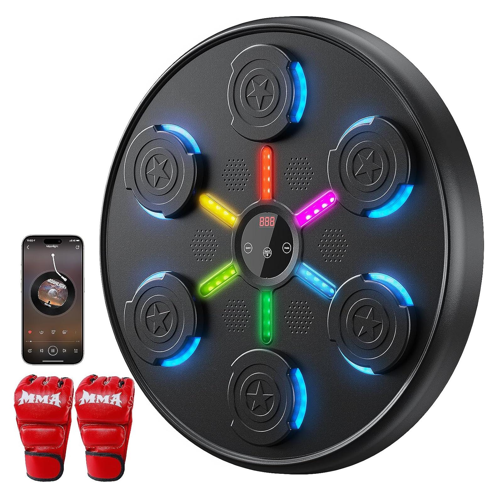 Máquina de Boxeo Musical Hervimo JH-QJ-01 con Guantes