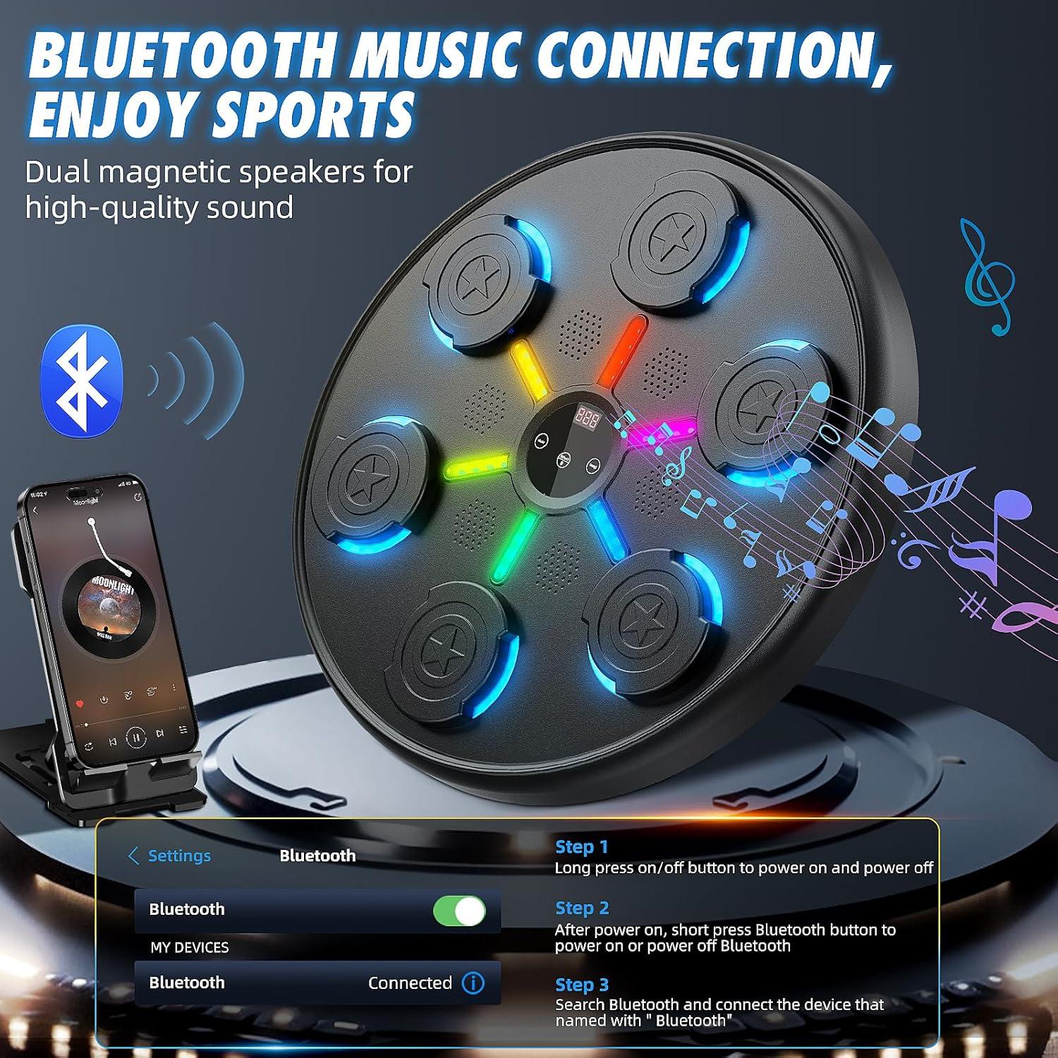 Máquina de Boxeo Musical Hervimo JH-QJ-01 con Guantes