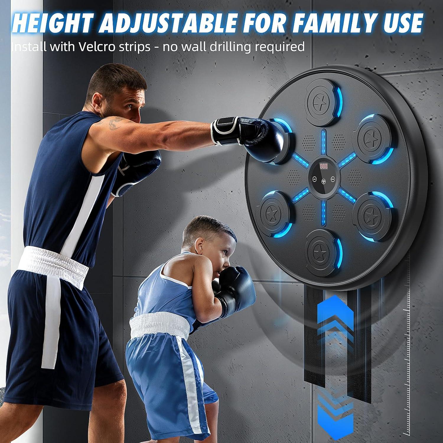 Máquina de Boxeo Musical Hervimo JH-QJ-01 con Guantes