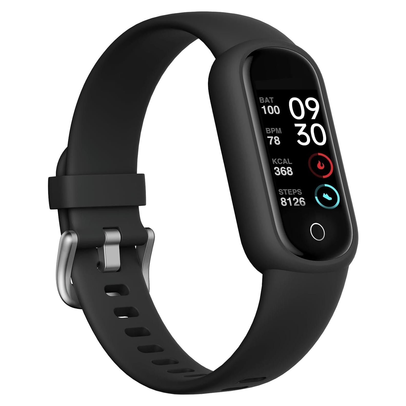 Reloj de Fitness TOOBUR A200 Negro IP68 Monitoreo Salud 14 Deportes