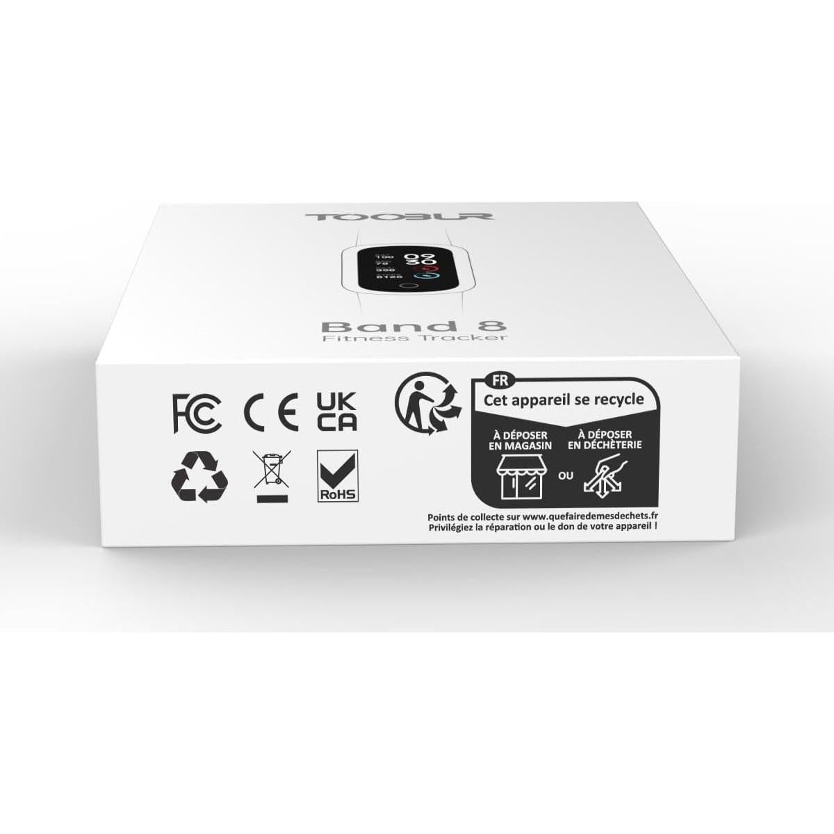 Reloj de Fitness TOOBUR A200 Negro IP68 Monitoreo Salud 14 Deportes