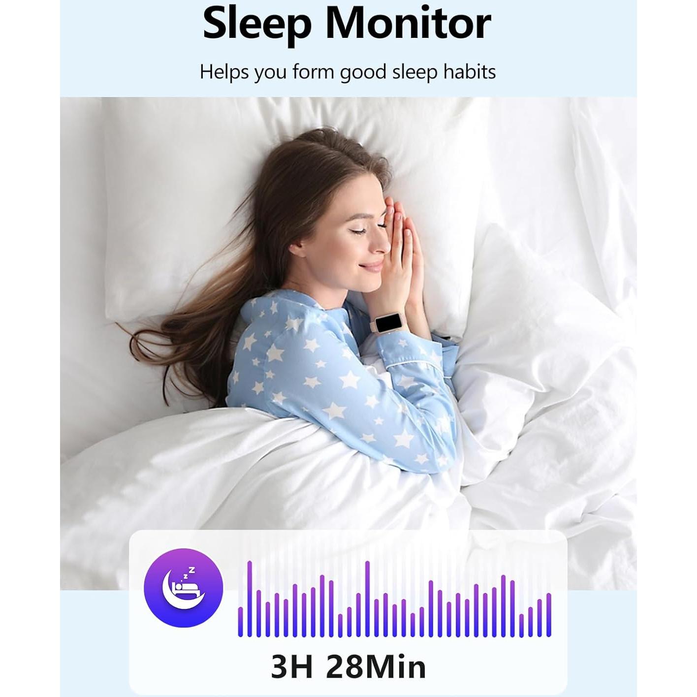 Rastreador de Fitness SHANG WING Rosa IP68 Monitor Salud