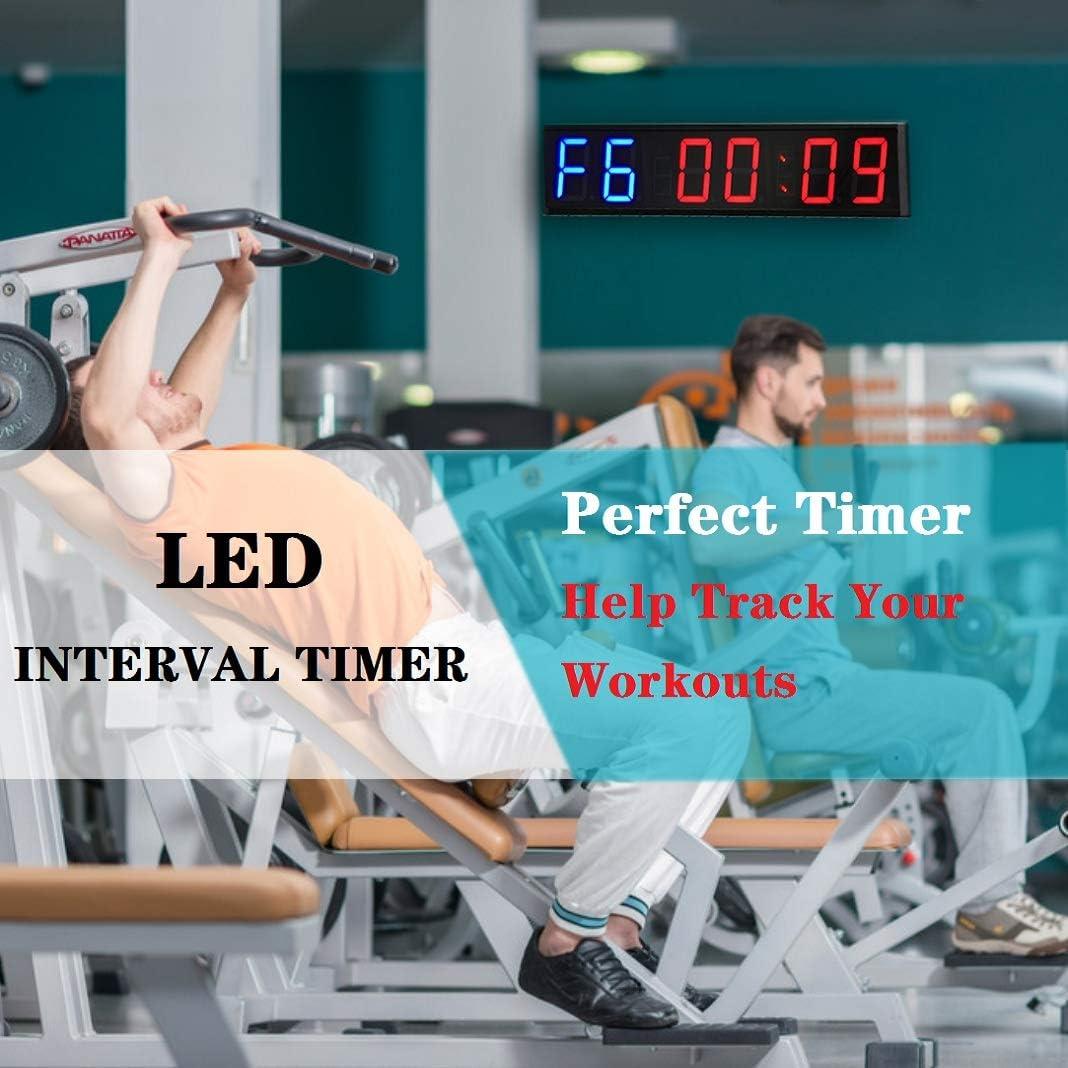 Temporizador Digital LED de Gimnasio Ledbrigym 3" Azul Rojo
