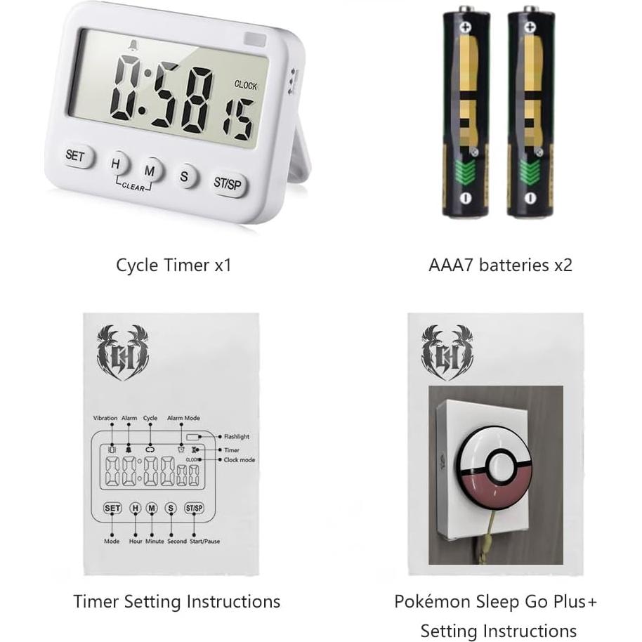 Temporizador GH 99 Horas con Recordatorio y Soporte Magnético