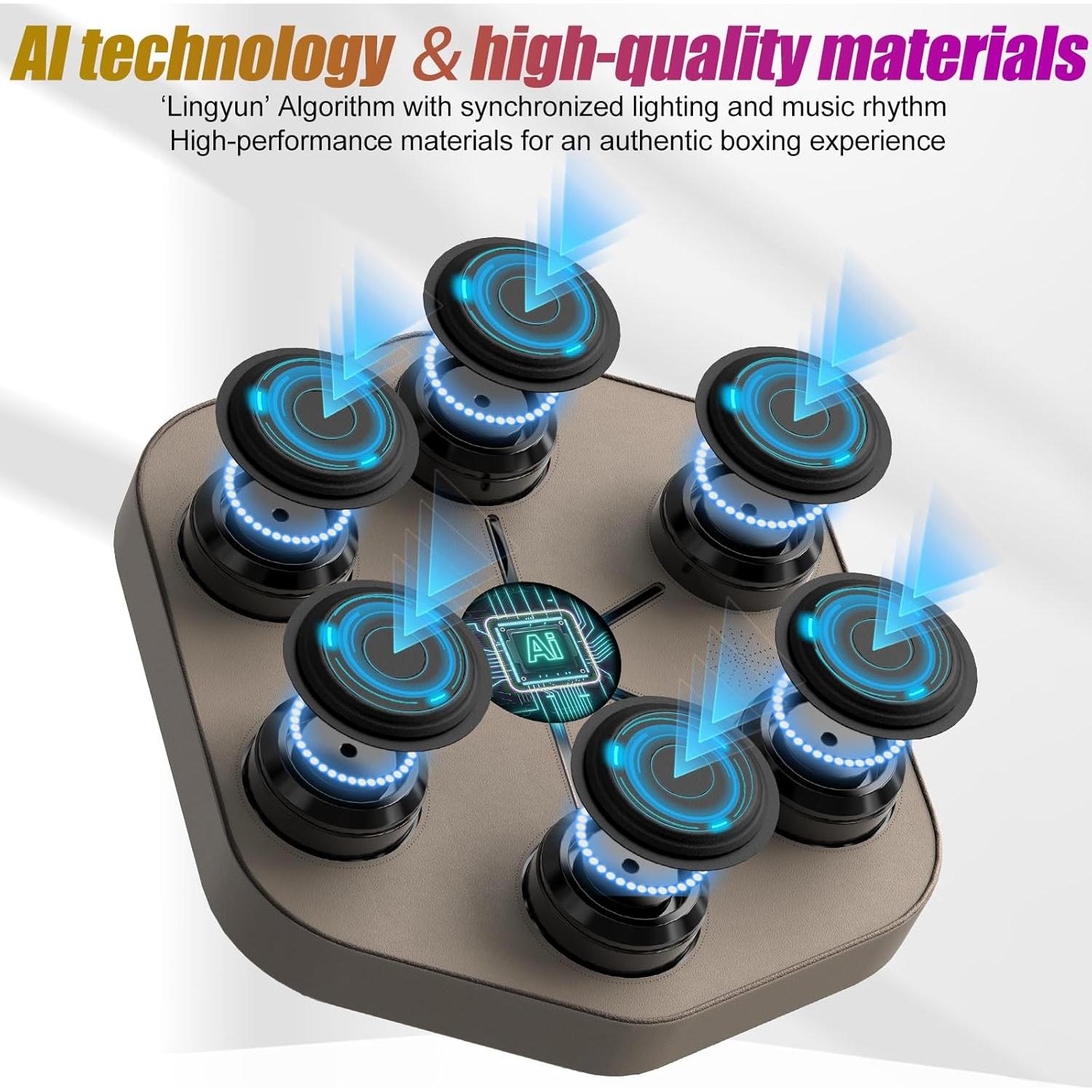 Máquina de Boxeo Musical EPHESPORT L1 - Entrenador Interactivo