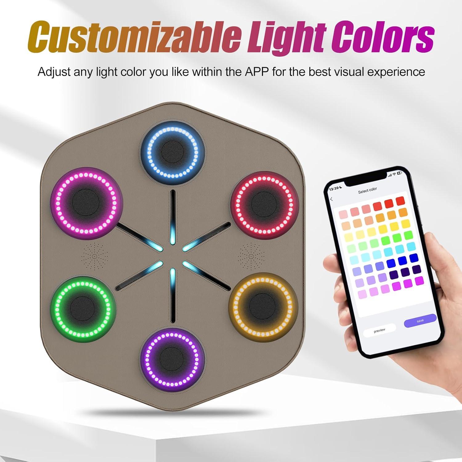 Máquina de Boxeo Musical EPHESPORT L1 - Entrenador Interactivo