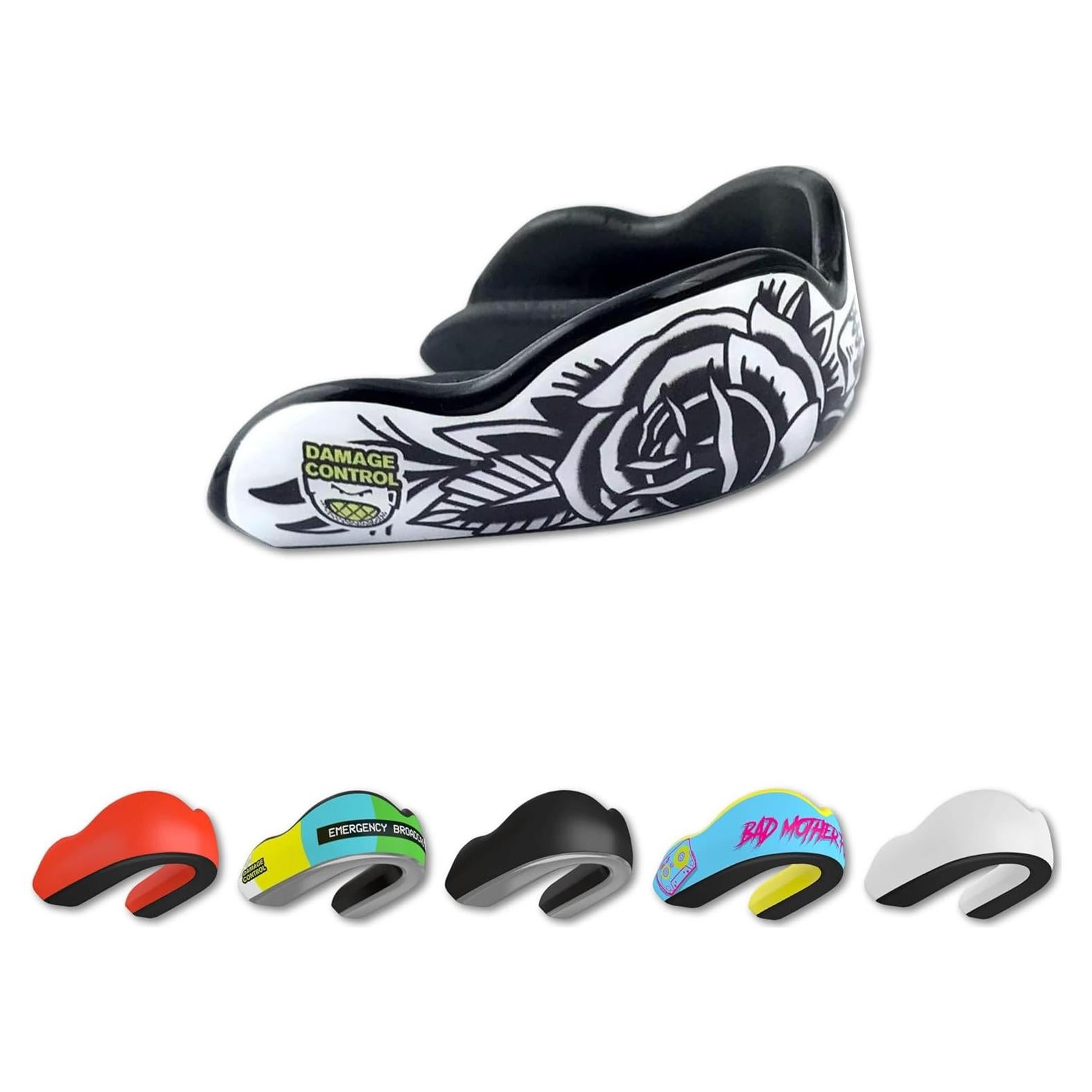 Protector Bucal Damage Control EI Negro para Boxeo y MMA